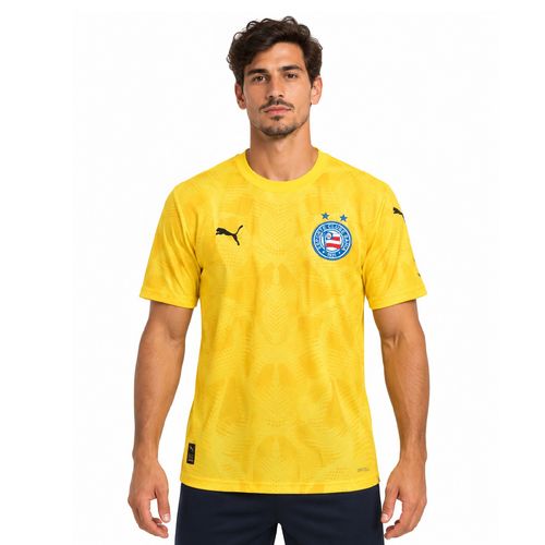 Camisa Goleiro Bahia EC 25/26 III Torcedor Puma Masculina Amarela